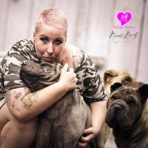 Andrea mit Easy und Pumkin